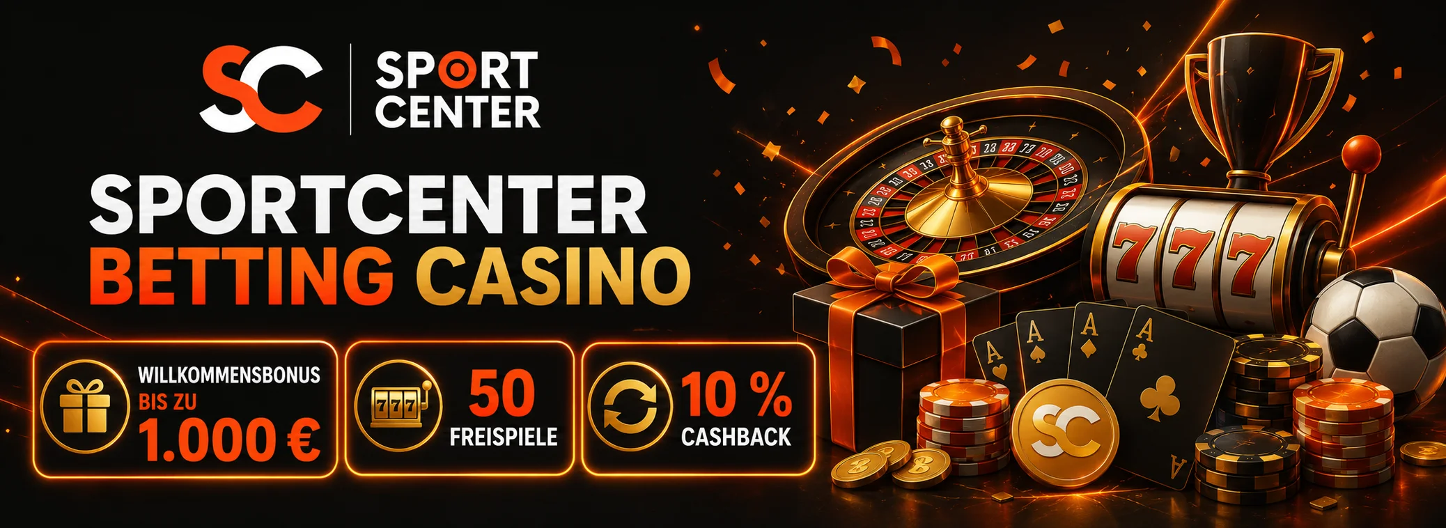 100 % bis 1.000 € + 50 Freispiele